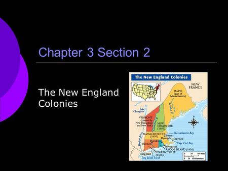 The New England Colonies