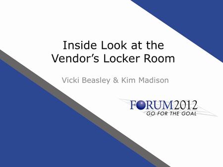 Inside Look at the Vendor’s Locker Room Vicki Beasley & Kim Madison.