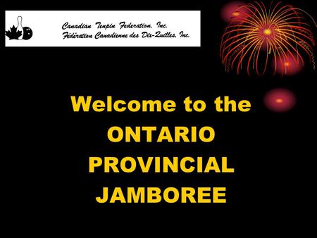 Welcome to the ONTARIO PROVINCIAL JAMBOREE. LET’S TAKE A LOOK AT HOW WE COMPARE THIS SEASON TO LAST.