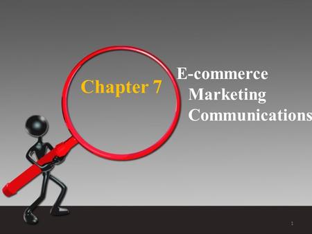 E-commerce Marketing Communications