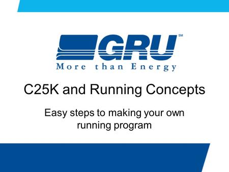 C25K and Running Concepts