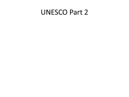 UNESCO Part 2. They are responding to every imaginable need: Dug wells Bore holes.