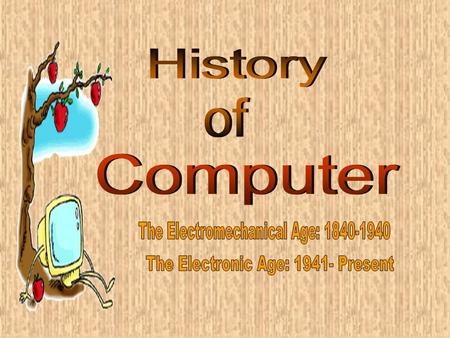 The Electromechanical Age: