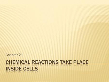 Chapter 2-1.  These molecules have specific jobs in the cell.  Carbohydrates  Lipids  Proteins  Nucleic Acids.