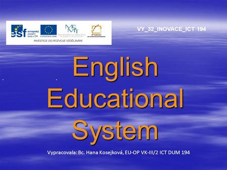 English Educational System