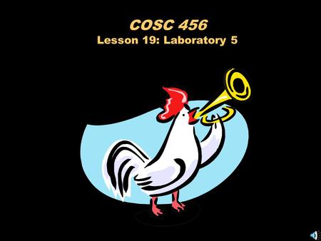 COSC 456 Lesson 19: Laboratory 5 IBM PC Interfacing The parallel port is a 25-pin DB-25 (D-shaped) connector accessible from the back of the PC The expansion.