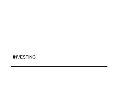 INVESTING. Conclusion The Rule of 72 can tell a person: How many years it will take an investment to double at a given interest rate using compounding.