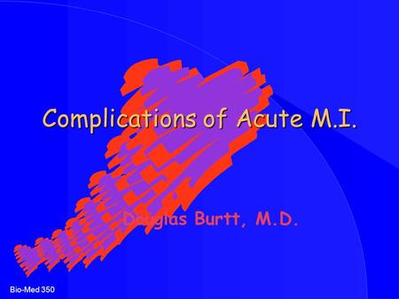 Complications of Acute M.I.