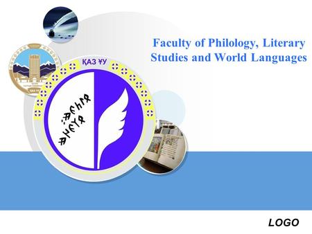 LOGO Faculty of Philology, Literary Studies and World Languages.