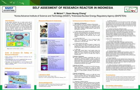 Directorate For Licensing of Nuclear Installation and Material Nuclear Energy Regulatory Agency Introduction At the present Indonesia has no nuclear power.