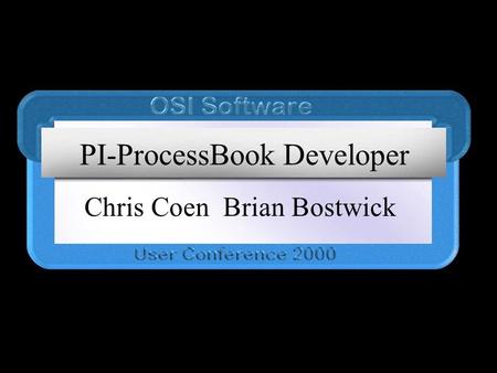 PI-ProcessBook Developer