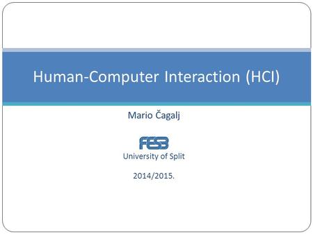 Human-Computer Interaction (HCI)