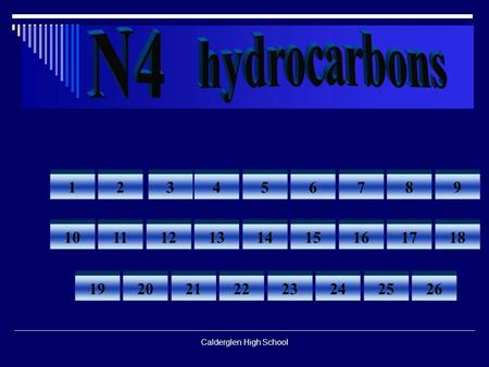 Calderglen High School 123456789 101112131415161718 19202122232425 26.