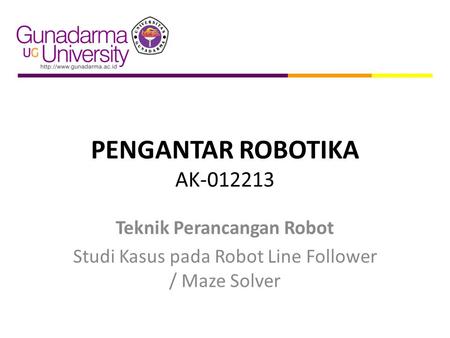 Teknik Perancangan Robot