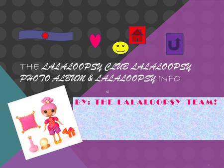 The lalaloopsy club lalaloopsy photo album & lalaloopsy info