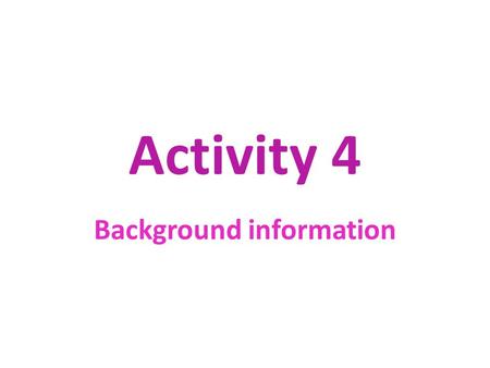 Activity 4 Background information. Rock types are not randomly arranged in the Earth’s crust but exist in distinctive bodies called ROCK UNITS.