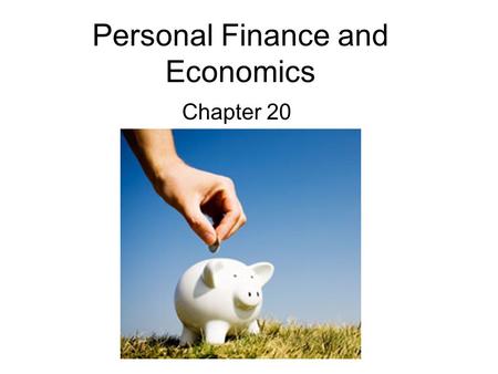 Personal Finance and Economics