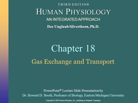 Gas Exchange and Transport