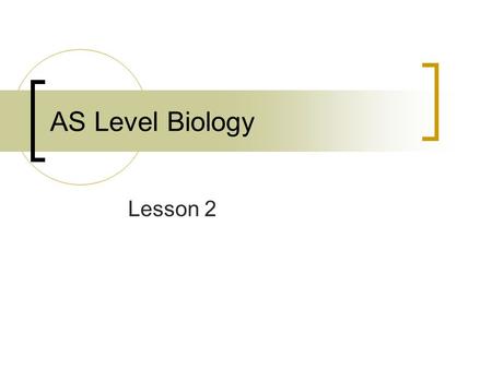 AS Level Biology Lesson 2. Gas exchange and respiration If cells are to stay active, grow and divide they need energy. This energy comes from the oxidation.