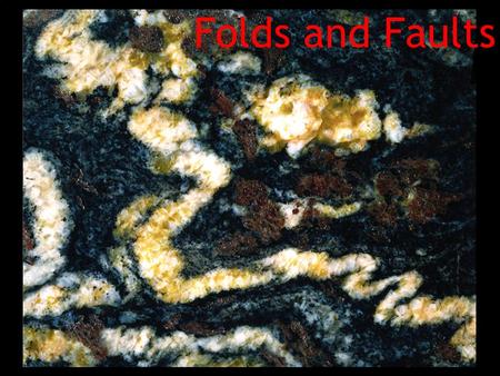 Folds and Faults. Tectonic Plates Types of Differential Stress 123.