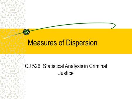 Measures of Dispersion