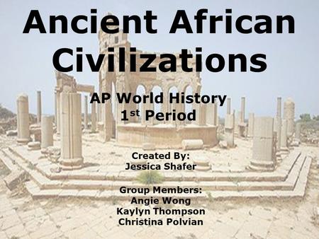 Ancient African Civilizations