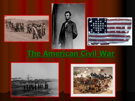 The American Civil War. Nov 6, 1860 Lincoln elected president. Stephen A. Douglas was nominated by a wing of the Democratic party with Herschel V. Johnson.