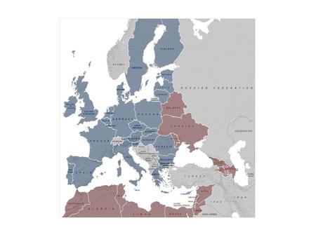 Our ENP partners The immediate neighbours of the enlarged EU to the South and to the East… … but not candidate countries or “potential candidates” Israel,