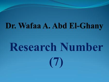 Research Number (7). Effect of a Specific Combination of Mannan- Oligosaccharides and β-Glucans Extracted from Yeast Cell Wall on the Health Status and.