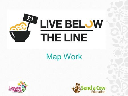 Map Work. Population living below the national poverty line ?