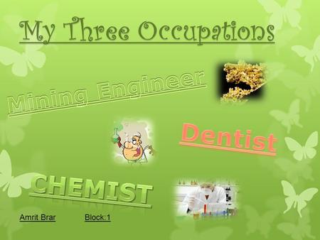 Amrit Brar Block:1. My Test Results My test results show that I am really good in manual dexterity,finger dexterity and spatial perception. My weak spots.