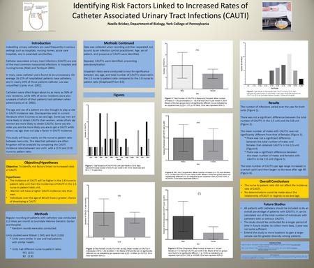 Introduction Indwelling urinary catheters are used frequently in various settings such as hospitals, nursing homes, acute care hospitals, and in extended.