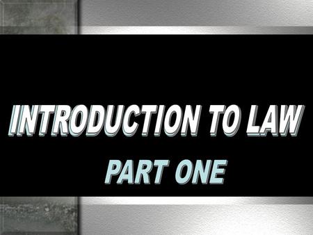  These slides are designed to make note-taking simpler. Most notes are drawn from the text. You will have a test on these notes as part of your your.