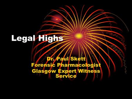 Dr. Paul Skett Forensic Pharmacologist Glasgow Expert Witness Service