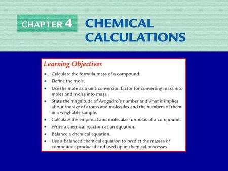 The formula of a chemical compound states how many atoms of each element are in a fundamental unit of the compound. The fundamental unit is called a formula.