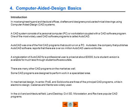 Beginning an AutoCAD Drawing