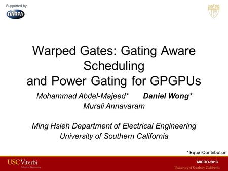 Warped Gates: Gating Aware Scheduling and Power Gating for GPGPUs