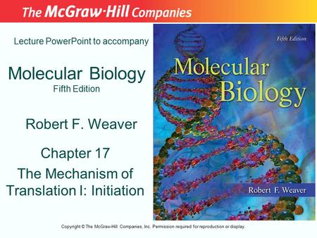 Molecular Biology Fifth Edition