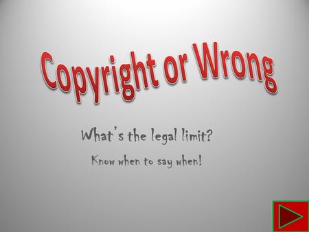 What’s the legal limit? Know when to say when!. Go to this link for your Pre-assessment: