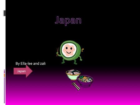 By Ella-lee and zali Japan.  Clothing  Food  School  Weather  Transport  Festivals CONTENTS PAGE.