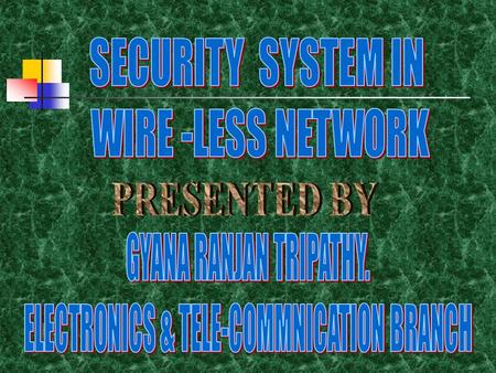 INTRODUCTION. The security system is used as in various fields, particularly the internet, communications data storage, identification and authentication.