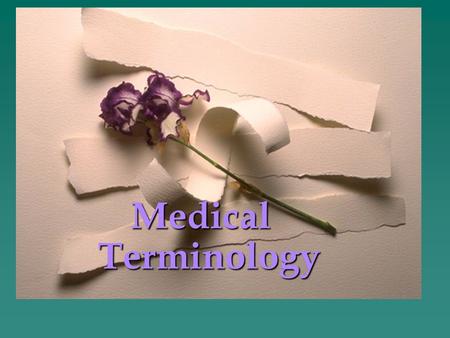 NURS 1103 or HLSC 2613 Medical Terminology.