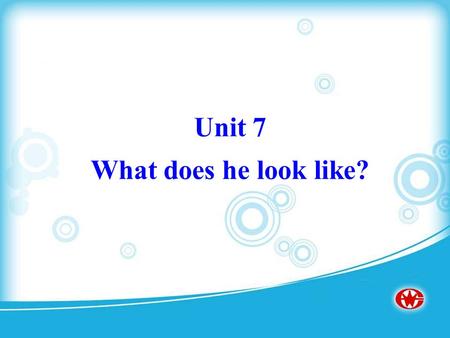 Unit 7 What does he look like?. Section B 3a Johnny Dean Before Now Hair long Glasses Look at the picture below. Old Henry and his neighbors are performing.