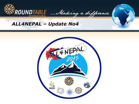 ALL4NEPAL – Update No4. So what can we do...... Global Partnership Making a Difference RT NEPAL.