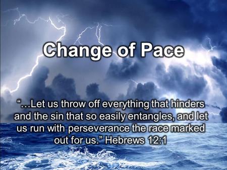 1. Encounter with Pacemakers 2. Believers’ Pacemakers, 101.