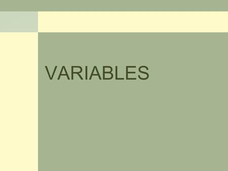 VARIABLES. VARIABLES Definition: Variables are properties or characteristics of people or communication phenomena that take on different values  demographic.