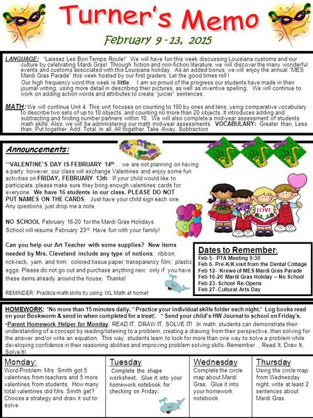 Monday: Word Problem: Mrs. Smith got 5 valentines from teachers and 5 more valentines from students. How many total valentines did Mrs. Smith get? Choose.