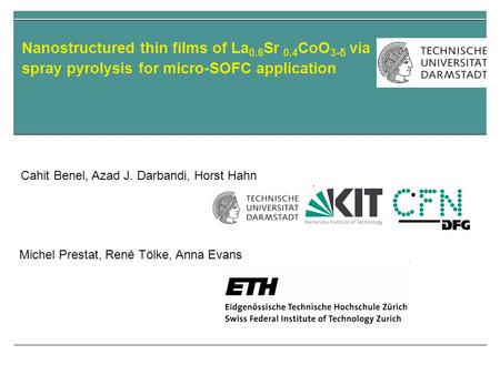 Nanostructured thin films of La0. 6Sr 0