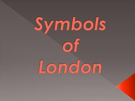 Symbols of London.