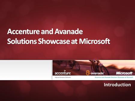 Introduction. © 2010 Accenture. All rights reserved. oltiva.biz Each of the three companies brings its own strengths and when combined, create an unparalleled.